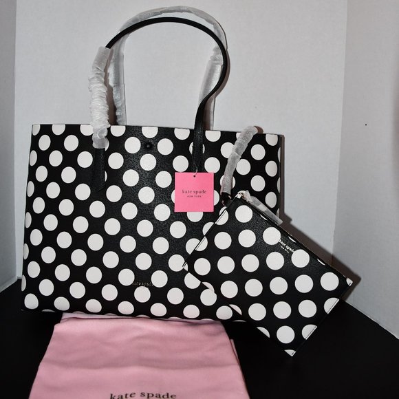 kate spade molly bikini dot large tote